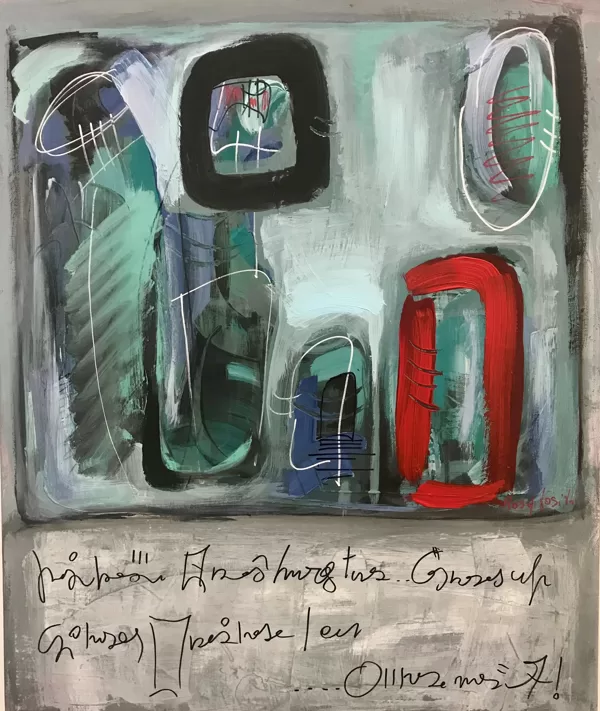 Infinite possibilità, 2016, tecnica mista su tela, 60x40